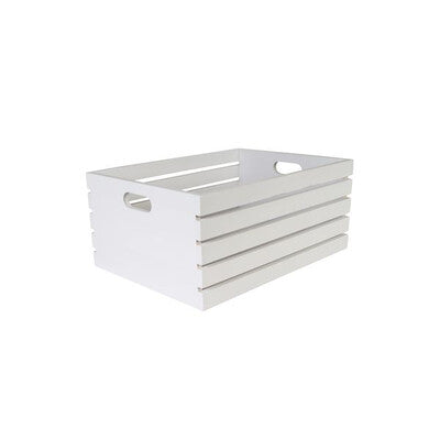 Moda Acacia Wood Table Caddy & Display Buffet Crate