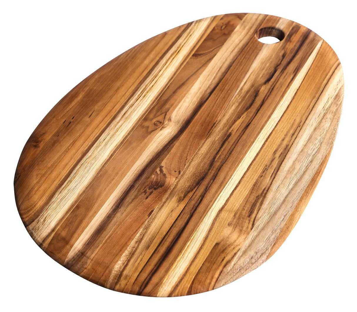 77020 - Elegant Oval Board, 47 x 31 x 1.5 Teak