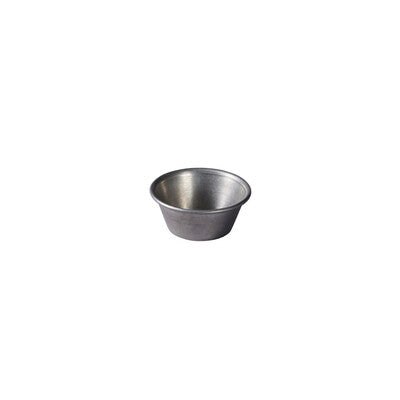 Vintage Stainless Steel Sauce Dish & Ramekin Set - 3 Sizes (Set of 24)