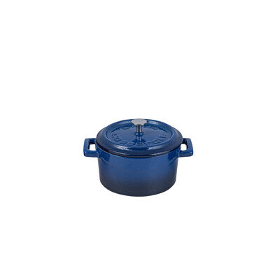 Mini Round Casserole Dish 0.35L 100mm | Black, Blue & Red