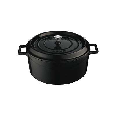 Round Casserole Dish Collection - Multi-Size & Low Profile
