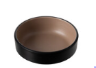 Stackable Sauce Dish - 127mm - COU COU - Beige & Black Melamine (Set of 6)