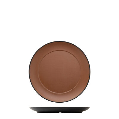 828222-BE - Round Wide Rim Plate - 260mm - COU COU - Melamine (Set of 6)