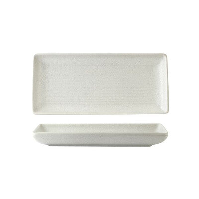 Rectangular Platter 250x125mm Frost (Sold in sets of 24)