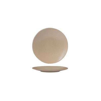 Round Coupe Plate - Sand (Various Sizes)