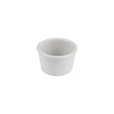 Ribbed Ramekin-85mm Ø | 50mm H Pearl (Sold in sets of 6)