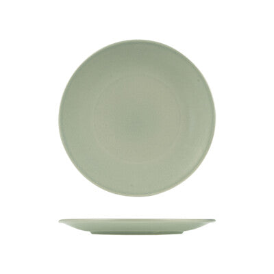 Round Coupe Plate PEARL PISTACHIO -Various Sizes (Sold in sets of 6)