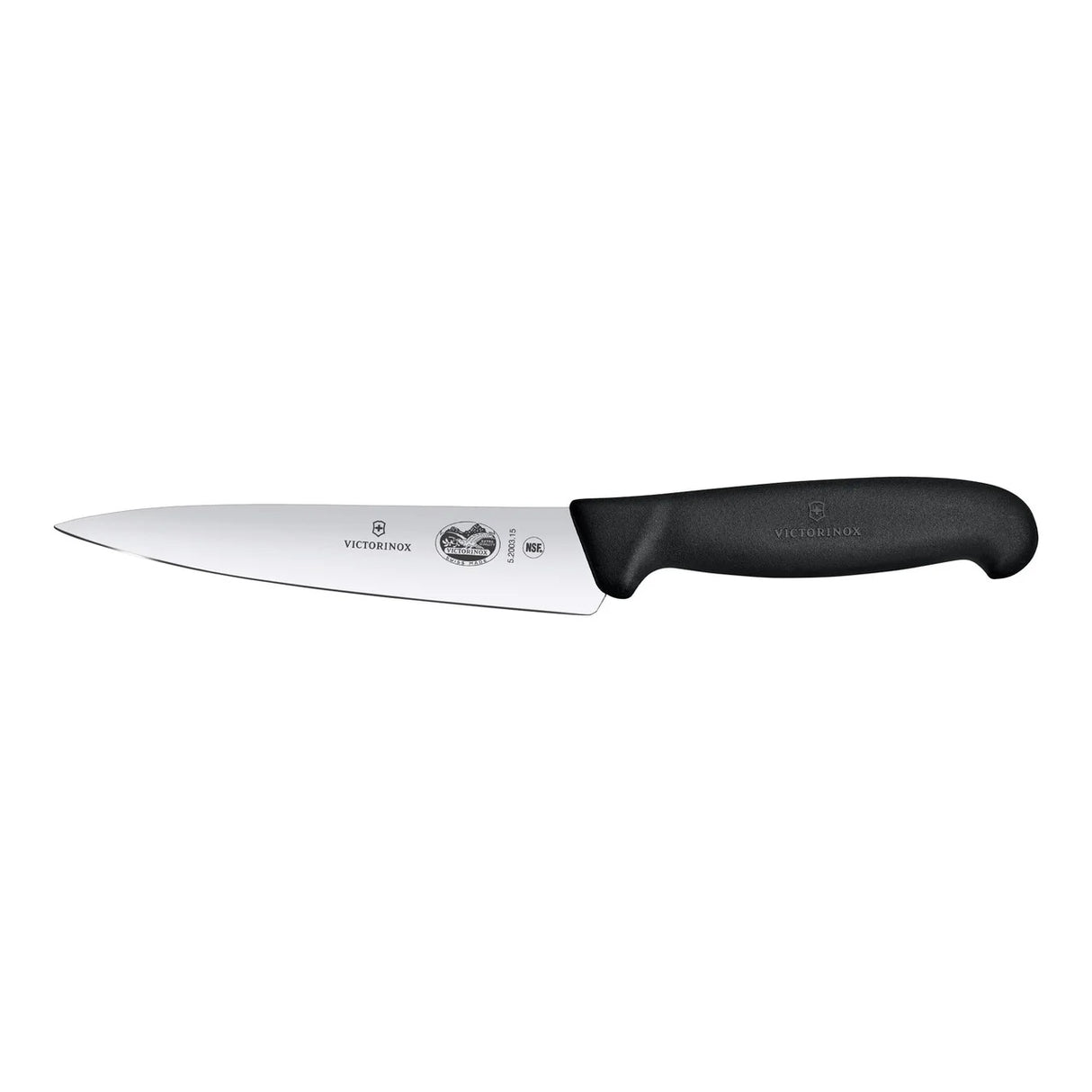Cooks - Carving Knife, Straight Edge 15cm - Black