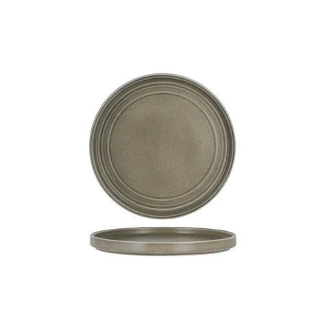 Tablekraft Urban Loft Round Plate 225x22mm Frost Grey (Sold in sets of 4)