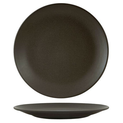 ROUND COUPE PLATE-310mm Ø CHARCOAL (sold in sets of 3)