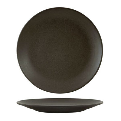Round Coupe Plate CHARCOAL (Sold in sets of 6)