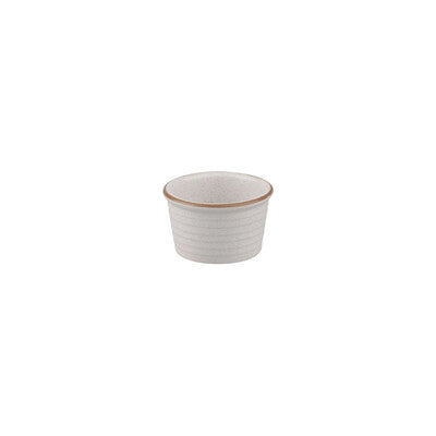 Ribbed Ramekin-85mm Ø | 50mm H MINERAL (Sold in sets of 6)