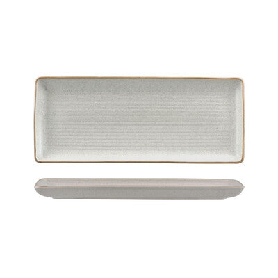 Rectangular Platter 335x140mm Mineral (Sold in sets of 12)