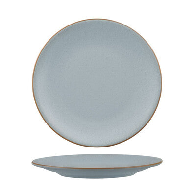 Round Coupe Plate - PORCELAIN BLUESTONE (sold in sets of 6)