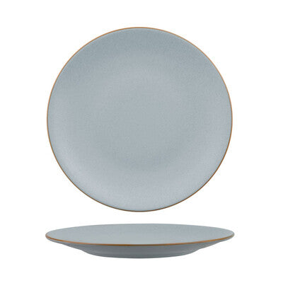 Round Coupe Plate - PORCELAIN BLUESTONE (sold in sets of 6)