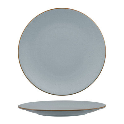 Round Coupe Plate - PORCELAIN BLUESTONE (sold in sets of 6)