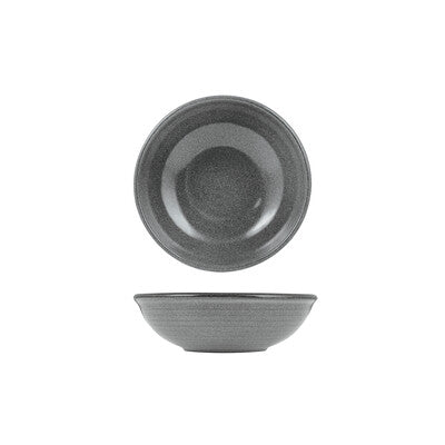 Round Bowl-195mm Ø | 60mm H PORCELAIN GRAVEL (Sold in sets of 6)