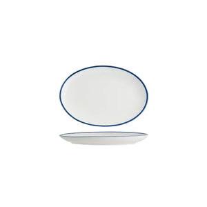 91020-GY - Tablekraft Core Platter - Oval Coupe (Set of 6)