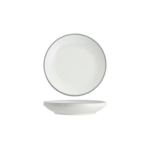 91083-GY - Tablekraft Core Round Bowl Walled Lip 230x43mm (Sets of 4)
