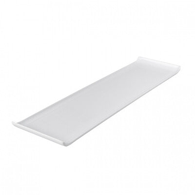 91520-W - Ryner Melamine Ryner Glass Rectangular Platter With Lip - Image 2