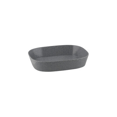 916622-GY - Ryner Melamine Ryner Glass Rectangular Dish - 1/2 Size, 65Mm