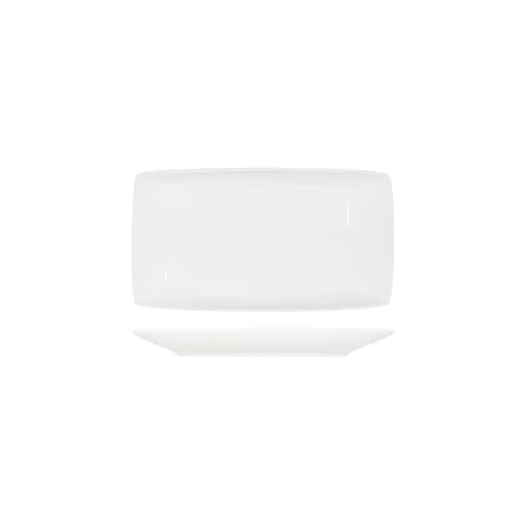 TABLEKRAFT CORE WHITE PLATTER-RECTANGLE COUPE 305x165x35mm (Sold in sets of 4)