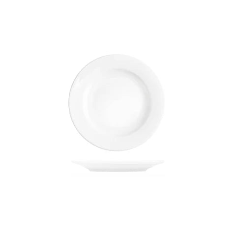 Tablekraft Core White Banquet Round Plate (Sold in sets of 6)