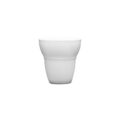 Waffle Cup-95mm Ø | 266ml White Fortessa (Set of 4)
