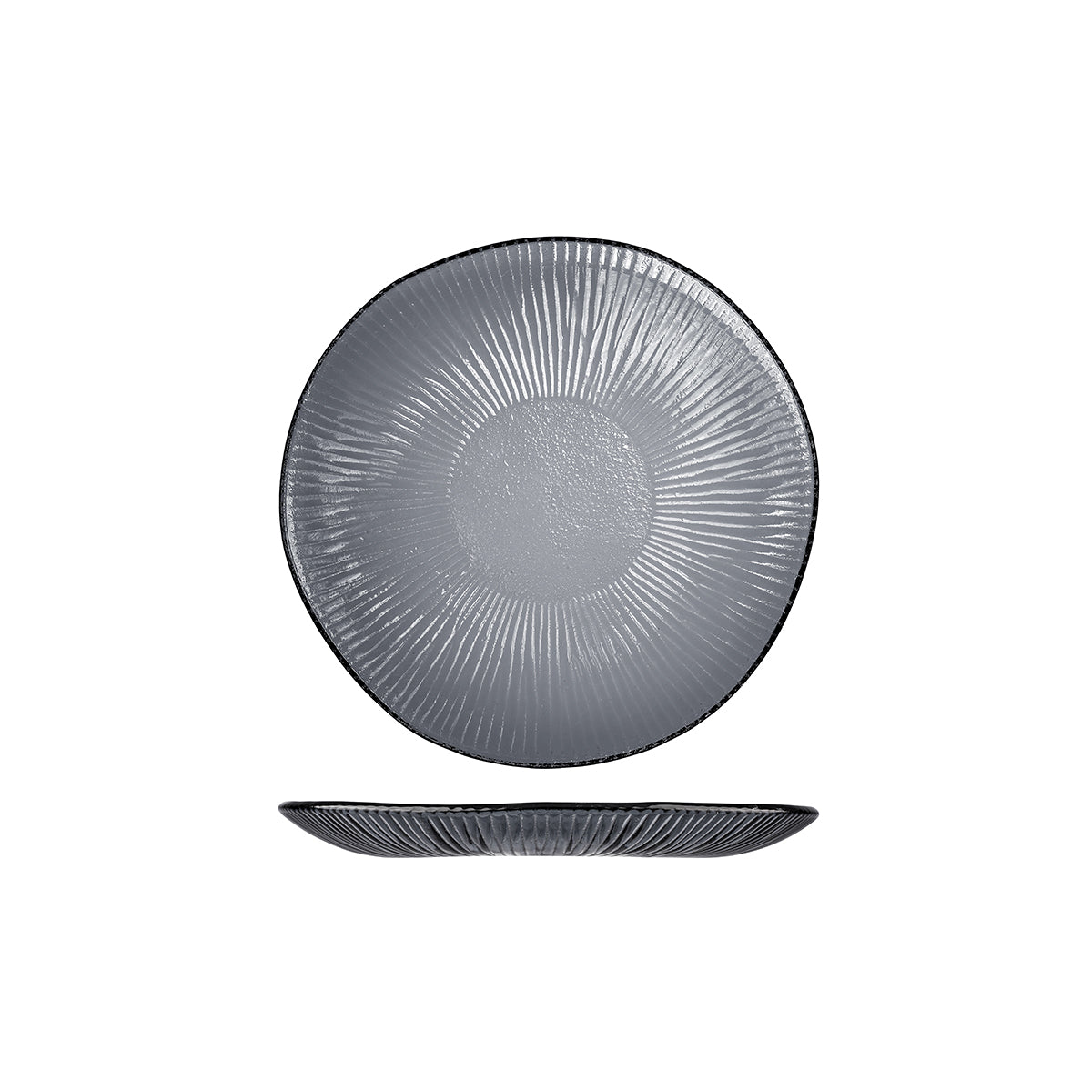 Glass Bamboo Plate-225Mm