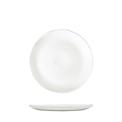 White Organic Coupe Plate -164mm (Sets of 12)