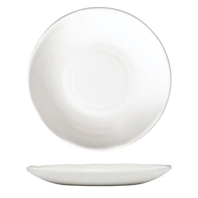 White Organic Coupe Plate -164mm (Sets of 12)