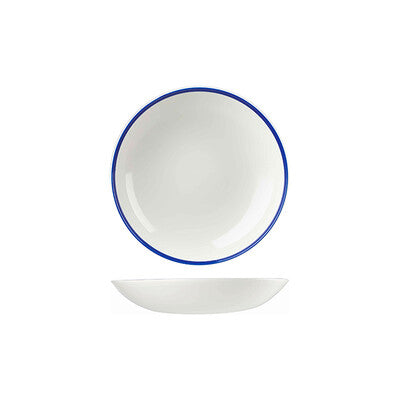 Churchill Retro Blue Coupe Bowl -182mm (Set of 12)