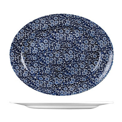 Churchill Vintage Prints Oval Plate -365x293mm (Set of 6)