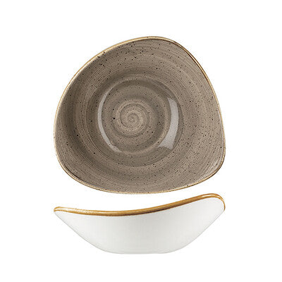 Churchill Stonecast Triangular Bowl-153mm - 260ml (Set of 12) (Set of 12)