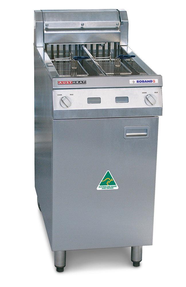 Roband Austheat AF822 Freestanding Twin Tank Electric Fryer