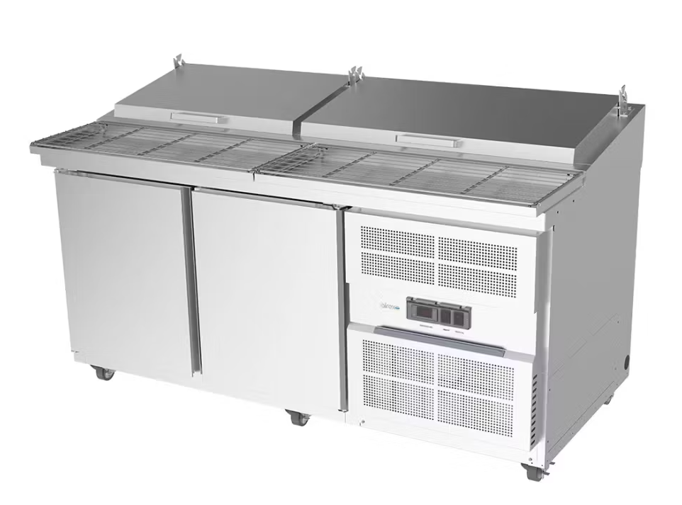 Airex AXR.PM.1740 2 Door Solid Door 1740mm Pizza Prep Bench