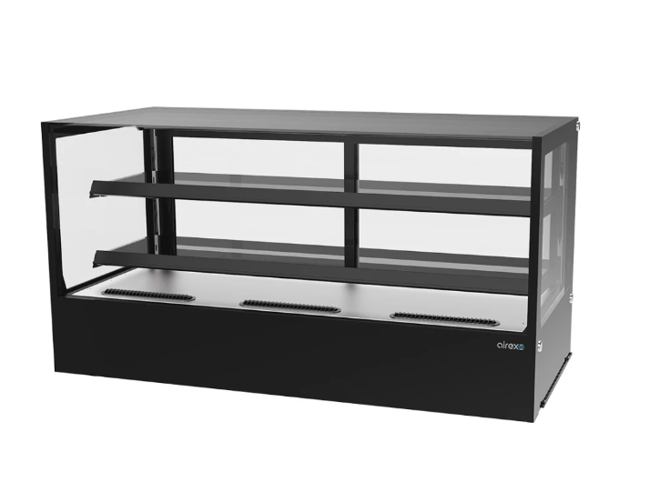 Airex AXR.FDCTSQ.12 1200 Series 1200mm Countertop Refrigerated Square Food Display Fridge