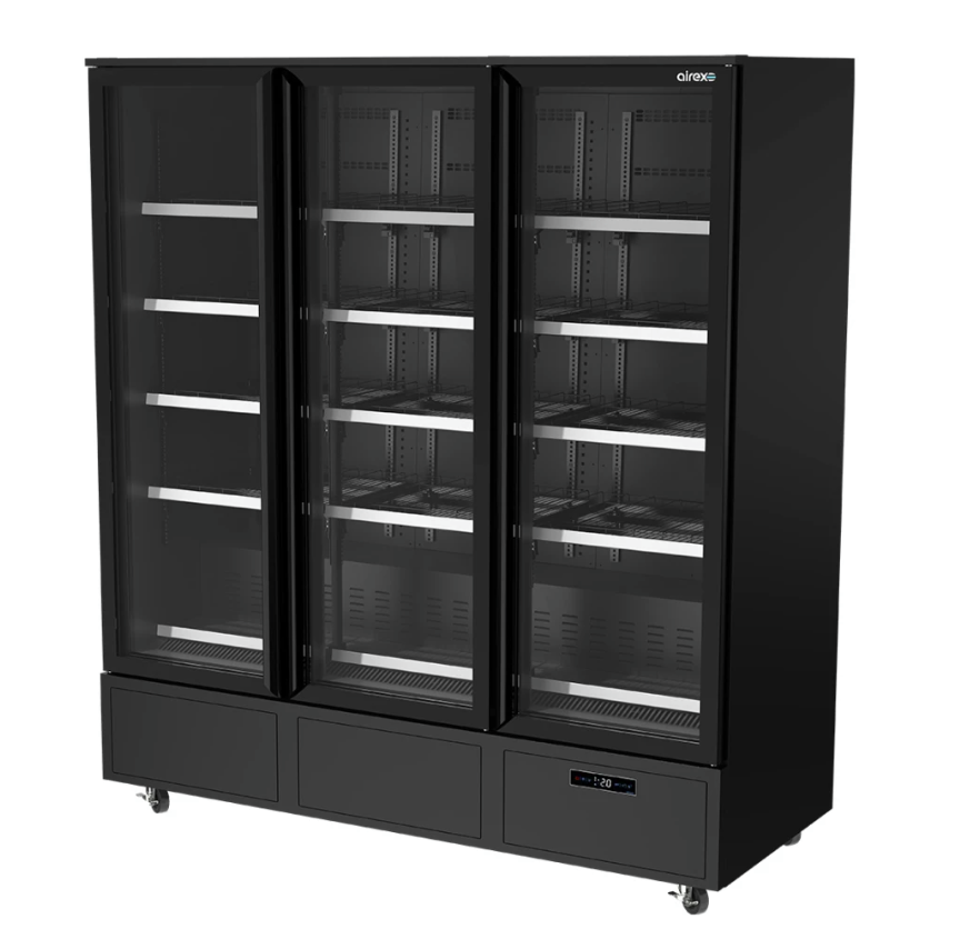 Airex AXR.MEUR.3D 3 Door Upright Fridge 1400L Upright Merchandiser Fridge Display Fridge