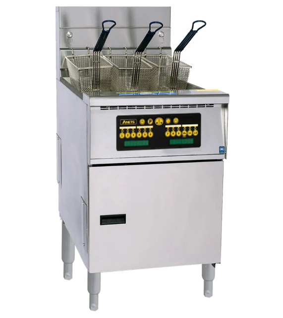 Anets AEP18RC Platinum Series Electric Fryer with Computer Control 32-41 Liters Tube Fryer Deep Fryers