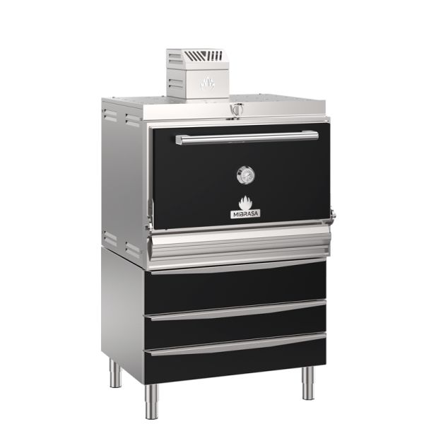 Mibrasa HMB-HOT-75 Oven With Heated Holding Drawers - 3 Temp zones