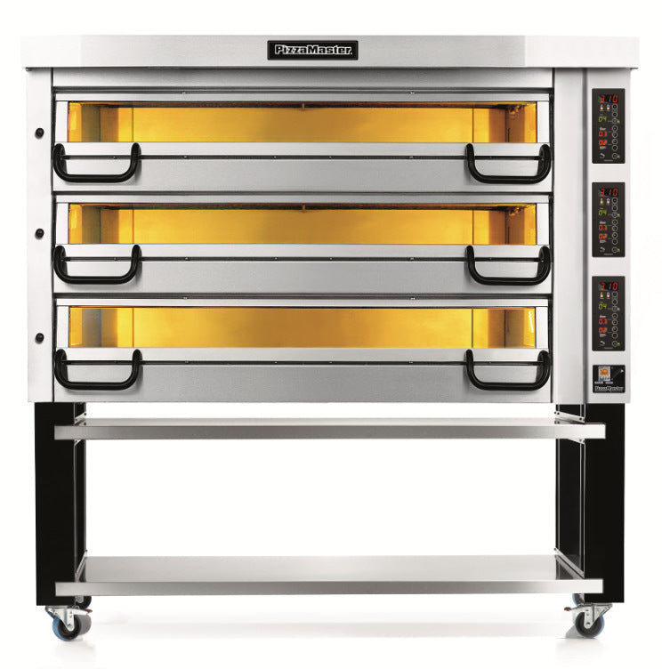 PizzaMaster PM 843ED 3 Deck Commercial Pizza Oven 2070 x 1025mm