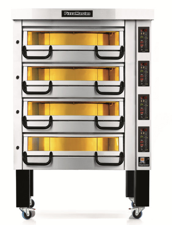 PizzaMaster PM 824ED 4 Deck Freestanding Pizza Oven 1250 x 1025mm