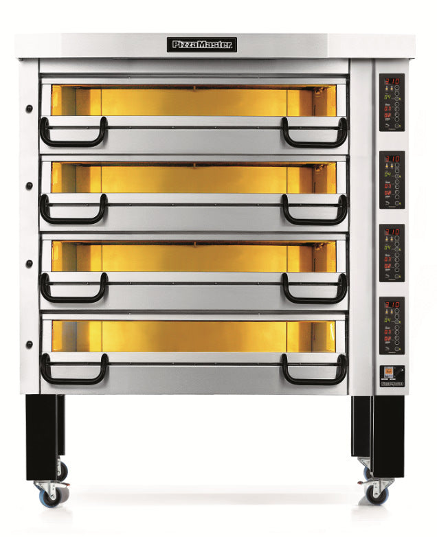 PizzaMaster PM 834ED Freestanding 4 Deck Pizza Oven 1660x1025mm