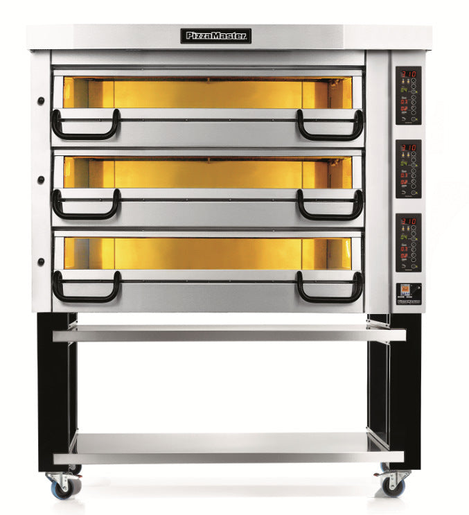 PizzaMaster 933ED 3 Deck Freestanding Pizza Oven 1810 x 1125mm