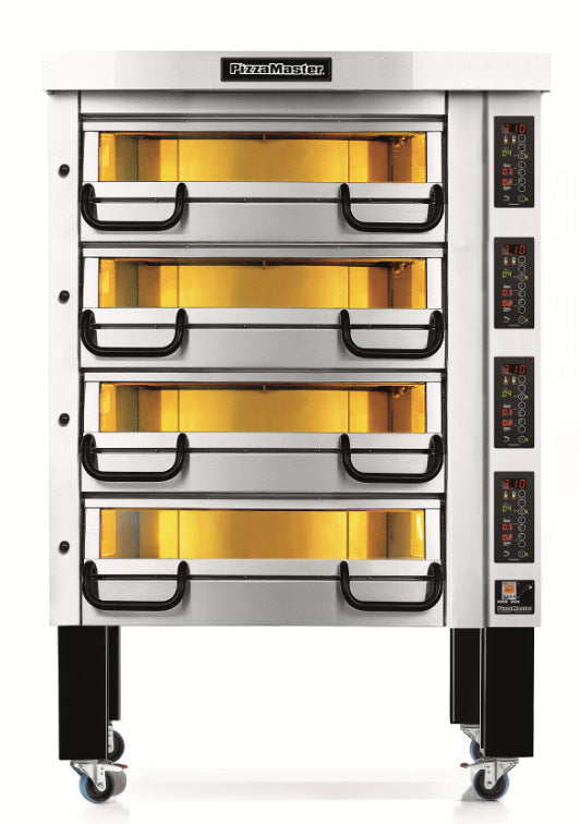 PizzaMaster PM 1124ED Freestanding 4 Deck Commercial Pizza Oven