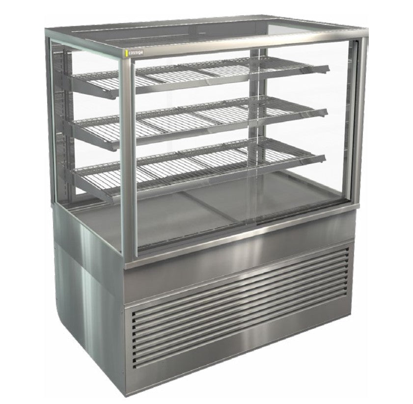 Cossiga BTGHT12-SD | NextGen BTG Heated | Sliding Front | With Rear Glass Doors  | Heated Food Display | Commercial Food Display