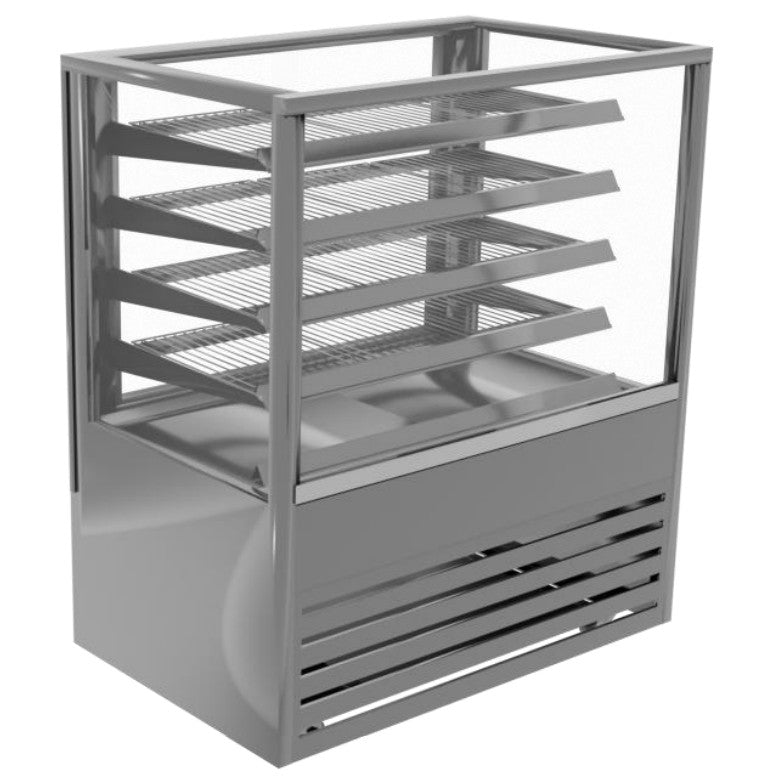 Cossiga BTGHT12 | NextGen BTG Heated | Solid Front | With Rear Glass Doors  | Heated Food Display | Commercial Food Display