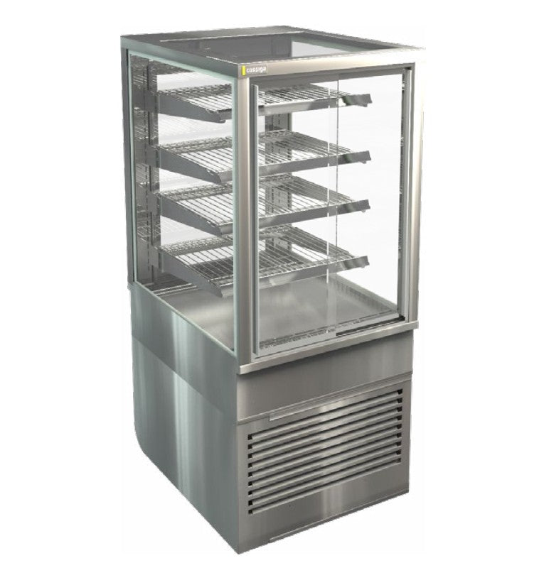 Cossiga BTGHT6-SD | NextGen BTG Heated | Sliding Front | With Rear Glass Doors  | Heated Food Display | Commercial Food Display