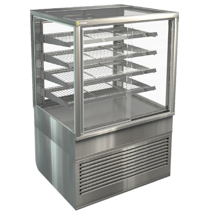 Cossiga BTGHT9-SD | NextGen BTG Heated | Sliding Front | With Rear Glass Doors  | Heated Food Display | Commercial Food Display