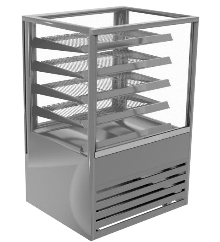 Cossiga BTGHT9 | NextGen BTG Heated | Solid Front | With Rear Glass Doors | Heated Food Display | Commercial Food Display